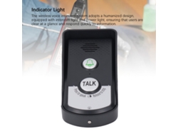 Sistema de intercomunicación inalámbrico impermeable IP54 con timbre de voz bidireccional para el hogar, laboratorio y oficina.