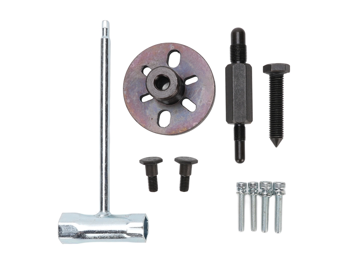 Herramienta PRIMEROX para desmontar el embrague y el volante de las motosierras MS070 MS090 137 350 61 con bloque de pistón.
