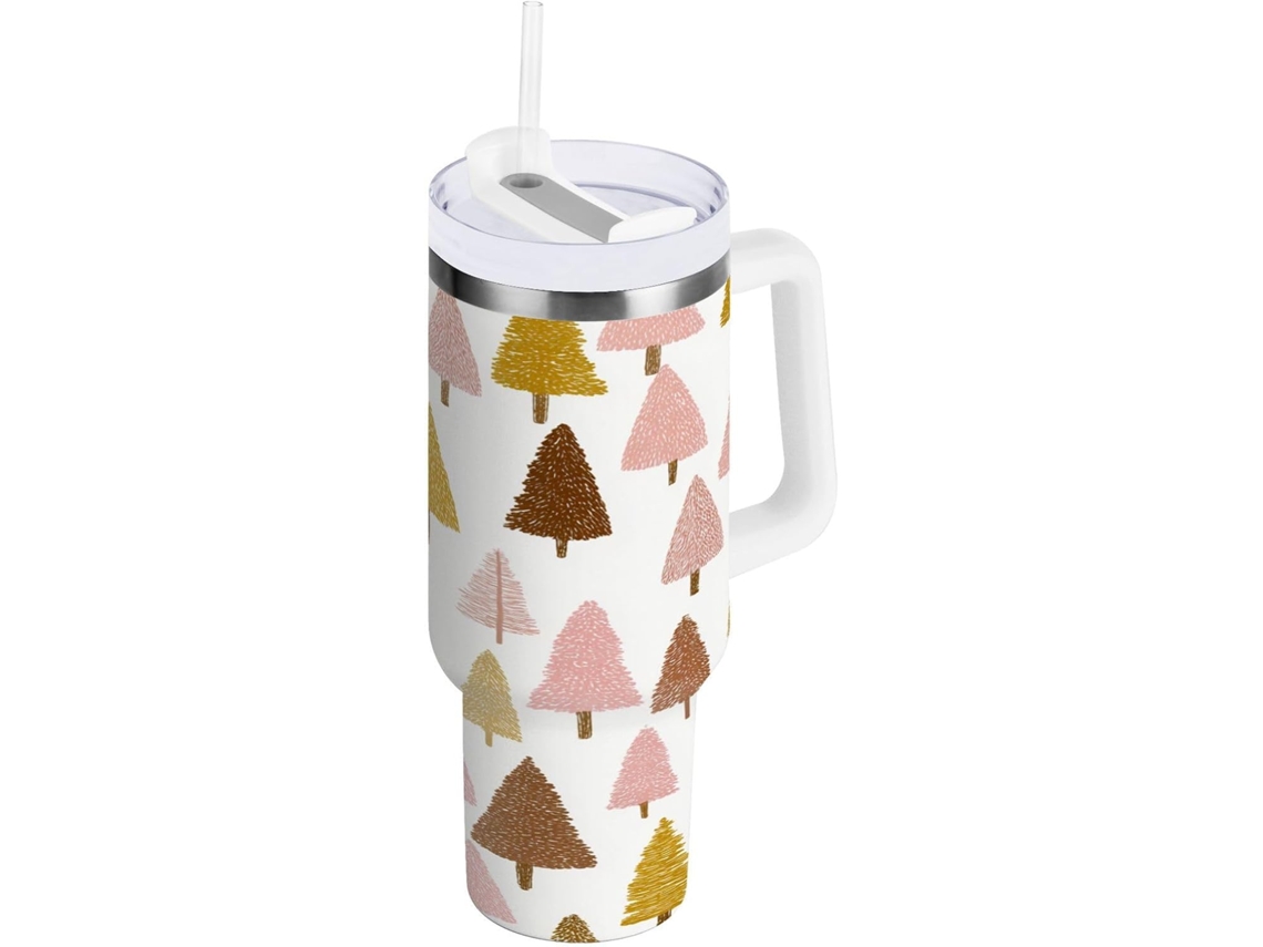 Árbol Navidad Vaso Botella Taza Acero Inoxidable - Vaso Térmico Portátil