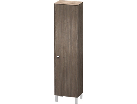Armario semi-alto DURAVIT Brioso Individual 1 puerta con bisagra a la derecha 2 estantes de madera 2 estantes de vidrio altura mín. 133 cm - m