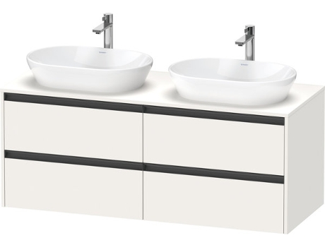 Mueble DURAVIT Ketho.2 bajo lavabo recorte para lavabo en ambos lados 1400x568x550mm K24898B