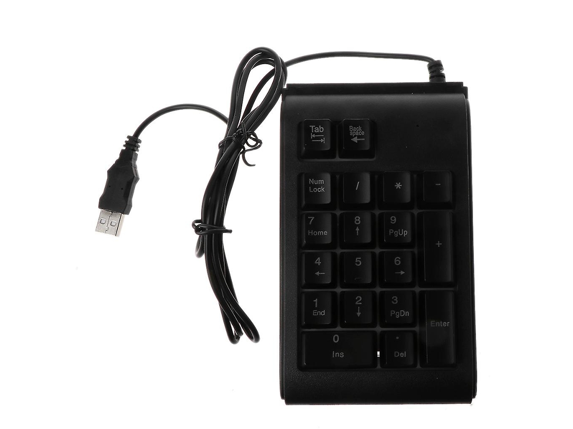 Teclado numérico portátil para portátil, ideal para viajes, hogar y oficina. Everley891