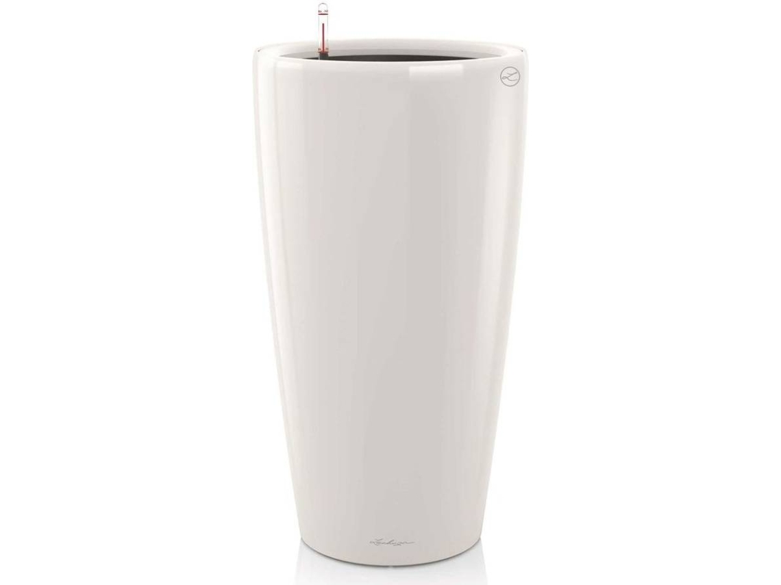 LECHUZA Macetero Rondo 40 ALL-IN-ONE blanco brillante 15740