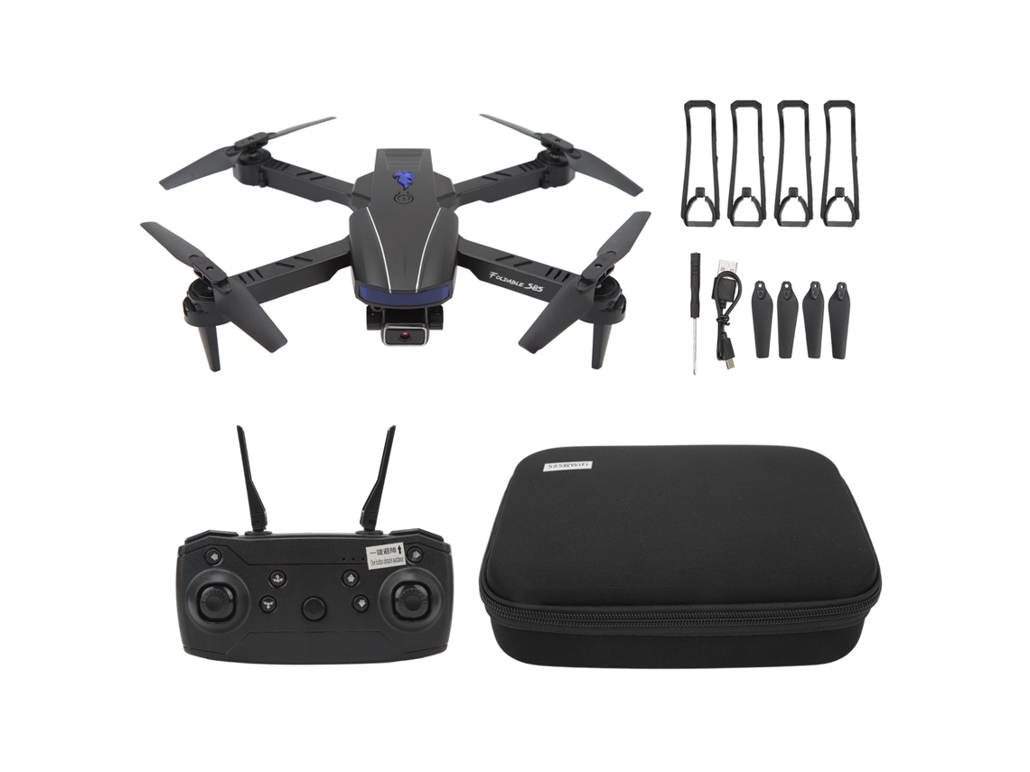 Dron cuadricóptero plegable con cámara dual 4K, UAV cuadricóptero RC