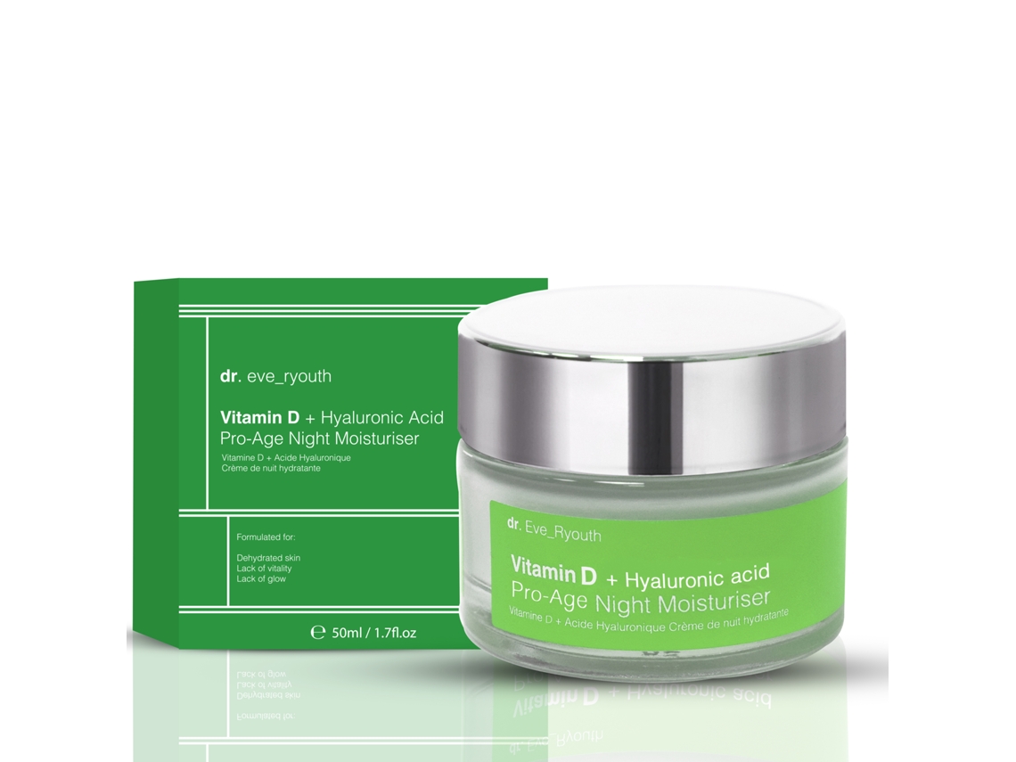 Pro-Age Vitamina D Hidratante De Noche Ácido Hialurónico 50Ml Dr.Everyouth