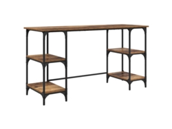 Mesa | Escritorio de madera antigua de 140 x 50 x 75 cm, madera tratada.