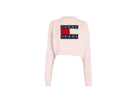 Camiseta TOMMY JEANS (L - Rosa)