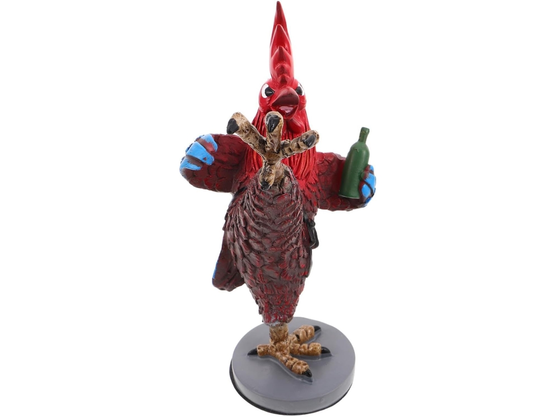 Figura Resina Negra Estatua Decorativa Compacta Pollo Pascua Original Oficina Decoración Divertida Hogar Kung