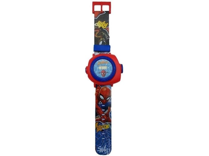 Reloj LEXIBOOK Pulsera con Proyector de Spider-Man