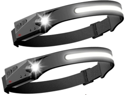 Obtenga Una Iluminación Brillante Y Versátil Con El Conjunto De Faros Delanteros Cob (negro)