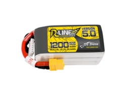 Batería Tattu R Line versión 50, 22,2 V, 1200 mAh, 150 C, 6 s, Lipo, conector XT60, para dron de carreras RC Speedybee Master 5 FPV