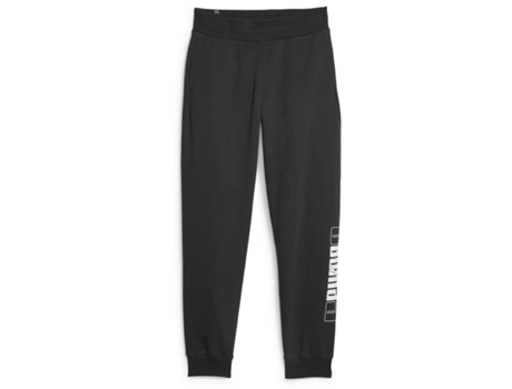Pantalones de Mujer para Deporte PUMA Logo Printed Elastic Waist Negro (shoes//eu/XL)