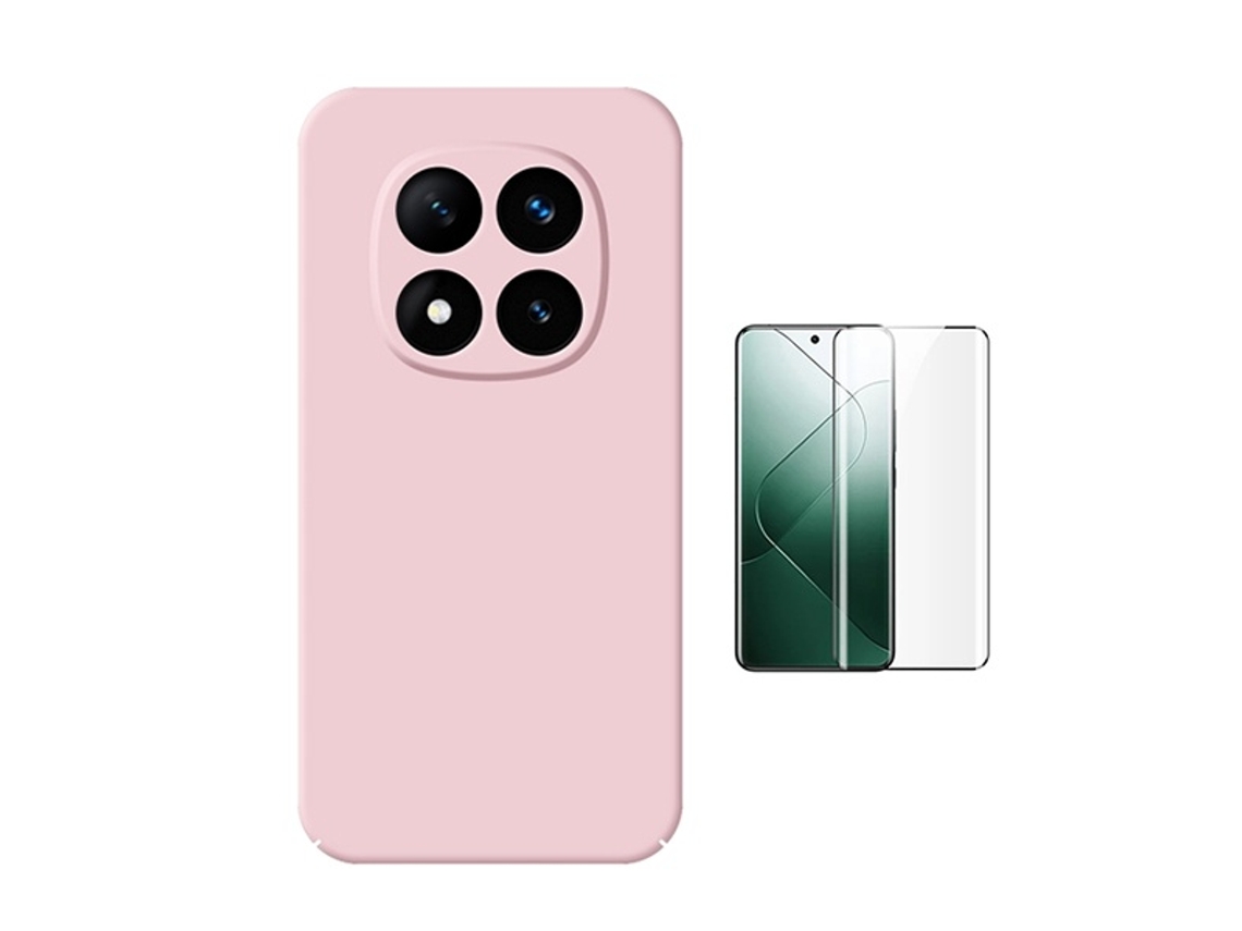 Protector de Pantalla Gorilasglass Curvado Proteção para Xiaomi Redmi Note 14 Pro GIFT4ME Rosa
