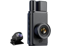 Mini Cámara De Salpicadero Para Coche 4k Wifi De 3 Canales Con Dvr Y Grabación De Visión Nocturna Infrarroja