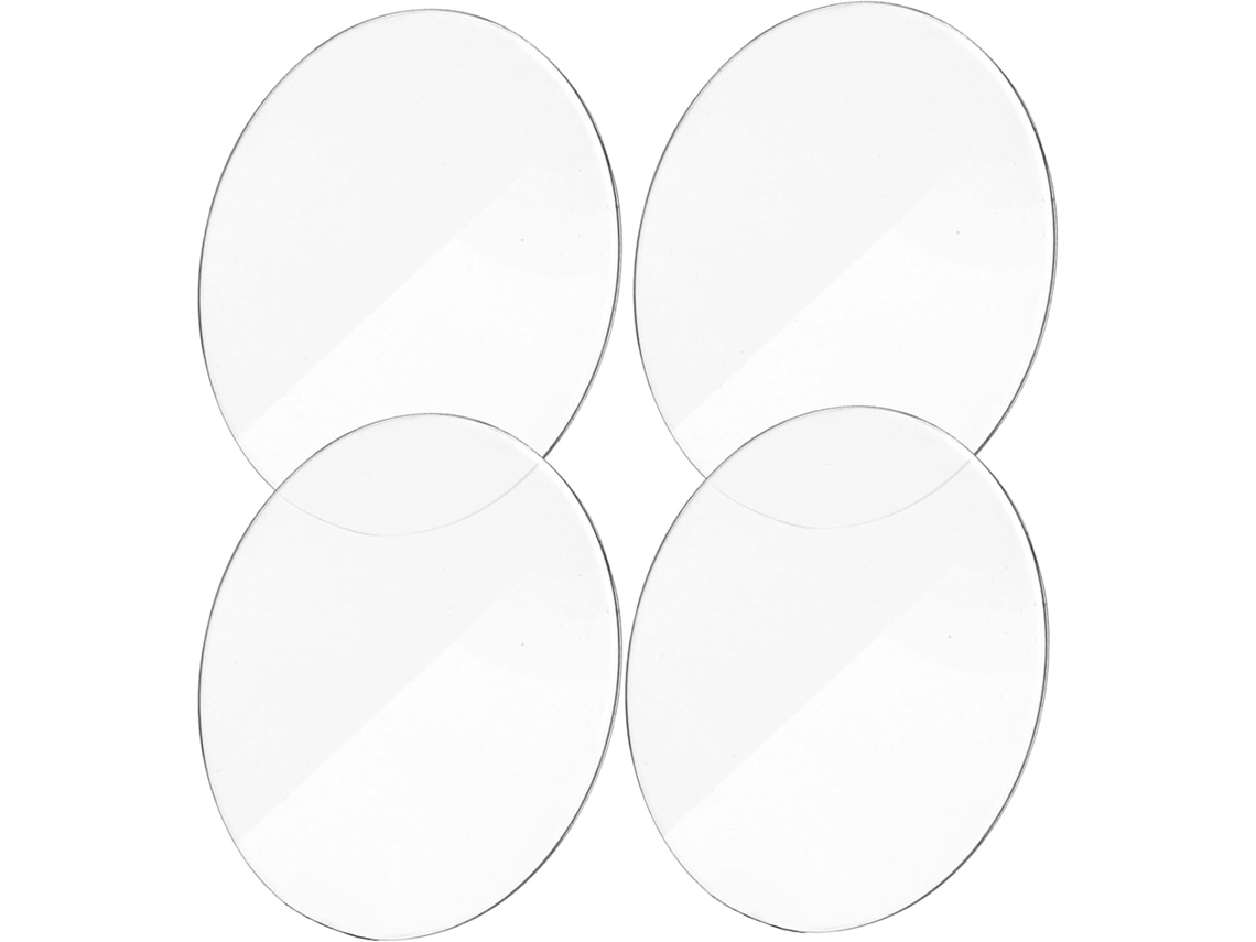 Kit de 4 protectores de pantalla de vidrio templado para protección contra rayones, compatibles con relojes Samsung y Gokoco