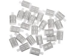 Juego de 25 filtros para manguera de bomba de agua de 10 mm en plástico y acero inoxidable. SFUSHOS