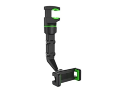 Soporte Para Teléfono De Coche, Soporte Universal Multifuncional Para Espejo Retrovisor Con Ajuste De 360 Grados Y Ancho Ajustable.