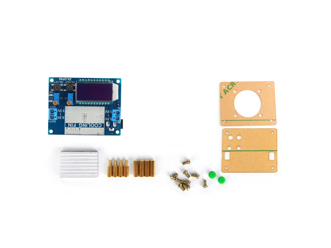 2026-módulo Convertidor De Alimentación Dc Dc Regulable Buck 5.5-30v A 0.5-30v Con Lcd