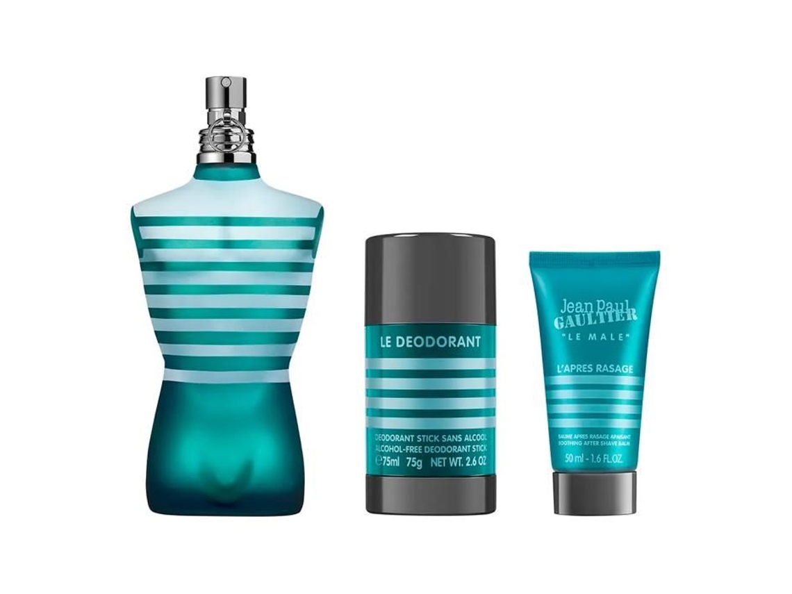 Gaultier, Le Male Edt 125 Vapo Balm A/s 50 Deo Stick 75 Jean Paul Gaultier