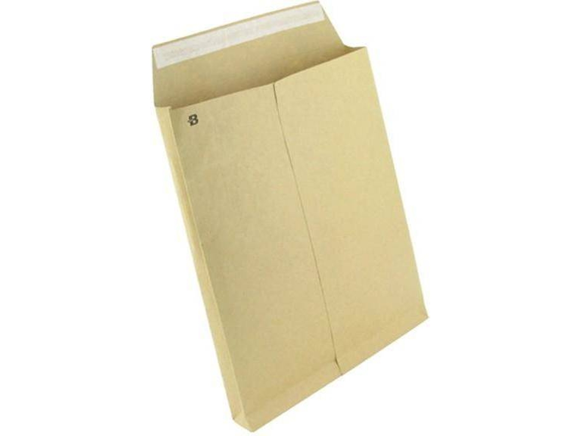 Sobres BRUNEAU Kraft con Fuelle (10 Und)