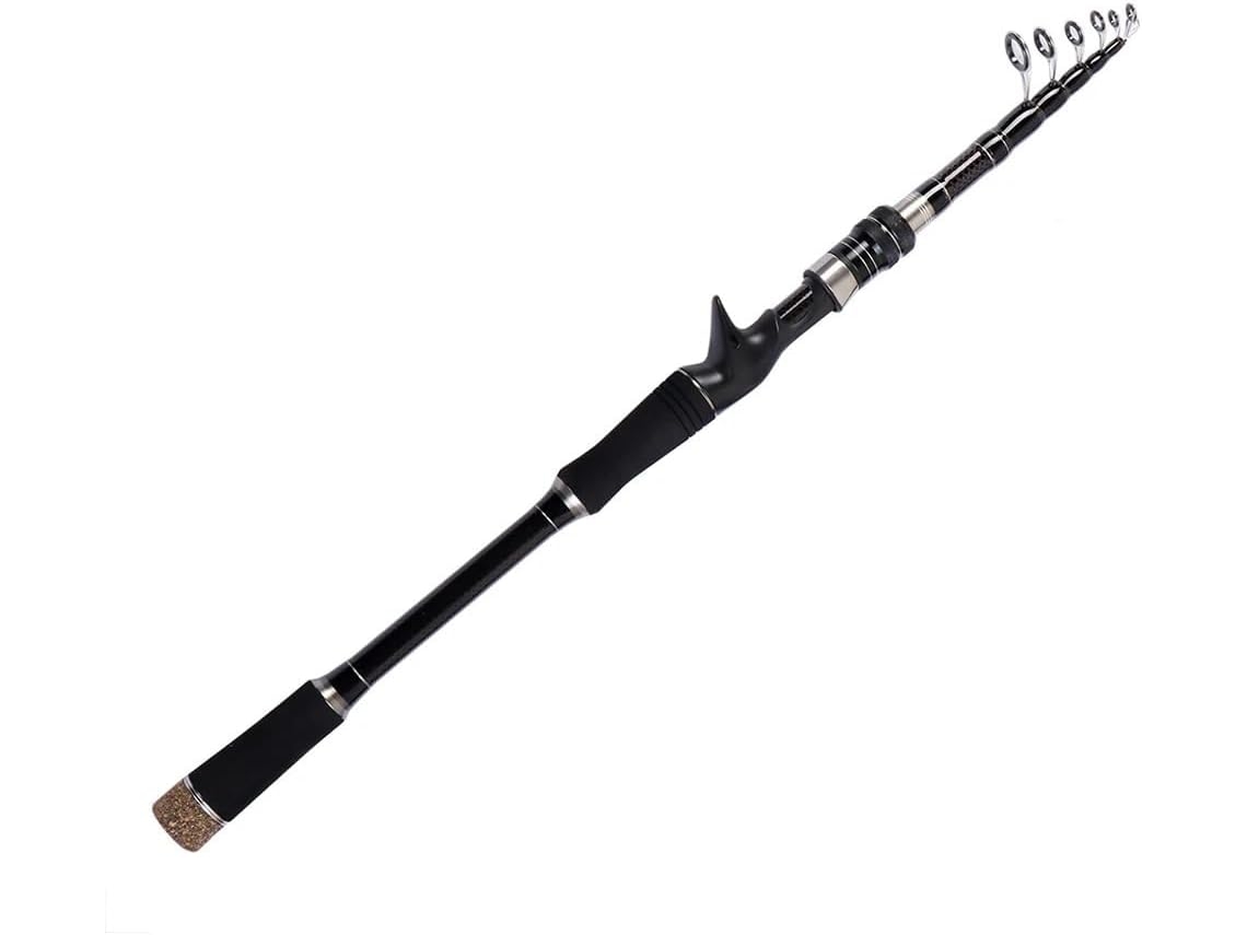 Caña De Pescar Mar, Con Mango Largo, Telescópica 1,8 M, 2,4 3,0 Accesorios Para Pesca Mar (caña 2, M), M