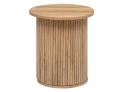 Mesa De Centro Colva En Chapado Con Efecto Madera D45cm Madera Natural Atmosphera Interior Designer