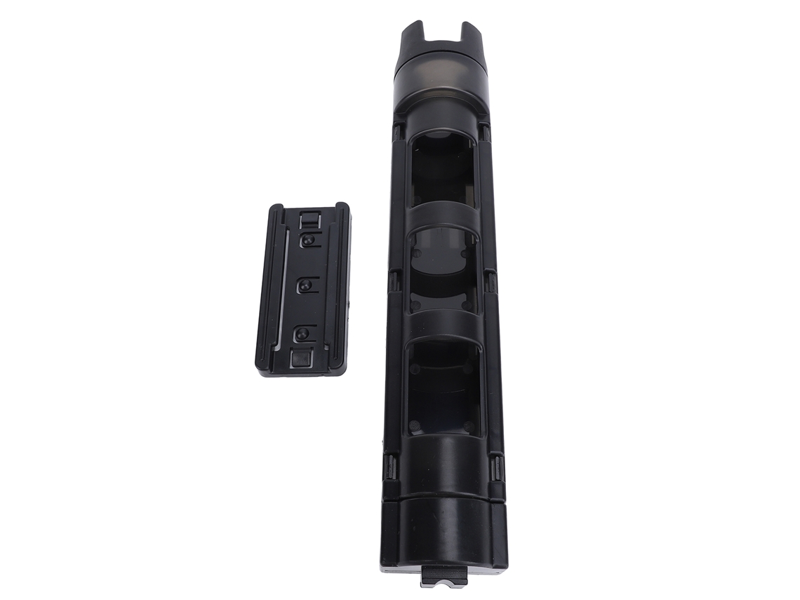 Soporte Portátil Desmontable De Plástico Para Caña De Pescar Con Orificio Para Filtro, Accesorio De Pesca Negro