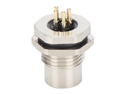 2026-conector Socket M8 4pin Ip67 Montaje En Placa Cuerpo Latón Niquelado Para Electrónica De Consumo