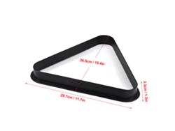 Soporte Triangular De Plástico Para Bolas De Billar, Apto Para Bolas De 2-1/4" Para Billar Y Pool.