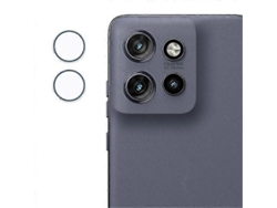 Protector de lente de cámara compatible con Motorola Edge 50 Neo 5g Hd, película transparente con marco de metal Facpoet