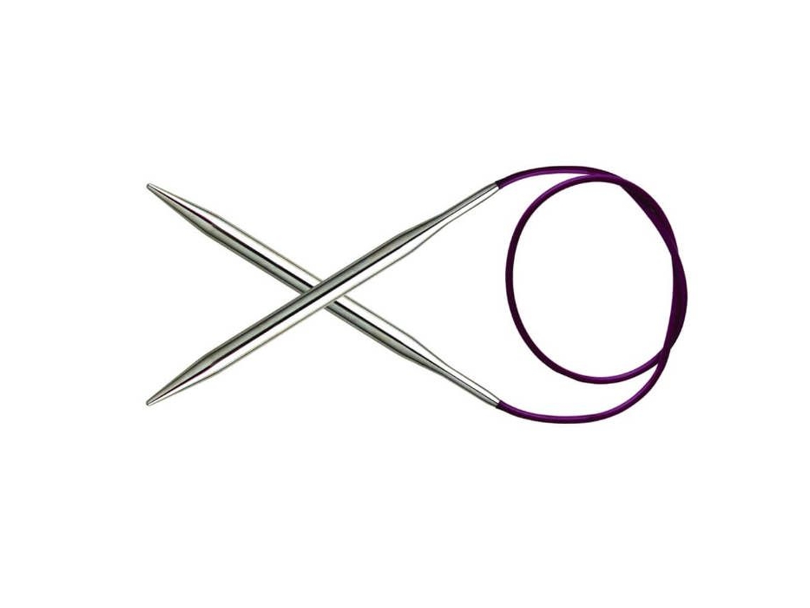 Aguja circular de metal Nova de Knitpro, 40 cm, 3,50 mm, 1 unidad