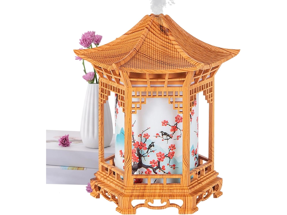 Humidificador Para Dormitorio, Humidificador De Vapor Frío Pavilion Design Con Luz Nocturna -