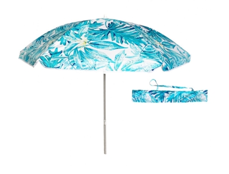 Sombrilla playa de Aluminio grande 280cm Sombrilla Plegable Antiviento Verde para Piscina Jardín Terraza Exterior SELEOK
