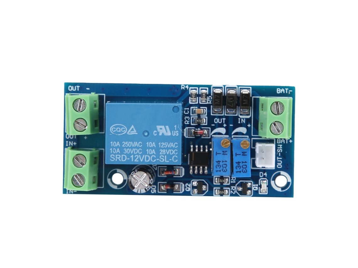 Módulo De Protección De Batería De 12 V Cc Con Control De Carga Automático Y Protección Contra Sobredescarga.