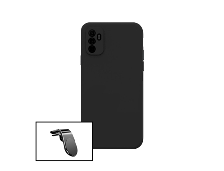 Funda Carro Proteção Traseira para Oppo Oppo F19 Pro 5G GIFT4ME Silicona Negro