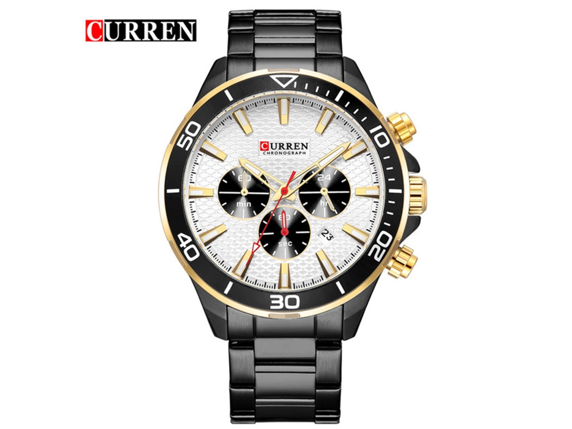 Reloj Casual De Acero Inoxidable Para Hombre Con Esfera Pequeña, Fecha De Cuarzo Y Diseño De Seis Manecillas.
