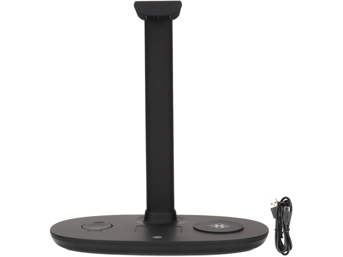 Soporte Para Auriculares 4 En 1, Estación De Carga, Almacenamiento De Cables, Versátil.