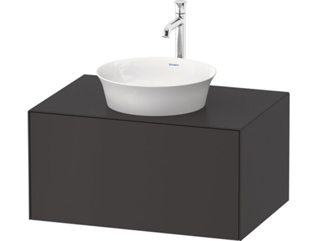 DURAVIT Tulip blanco, mueble de baño montado en la pared, ancho 800 x profundidad 550mm, con 1 extractor, con tecnología de punta, WT49750