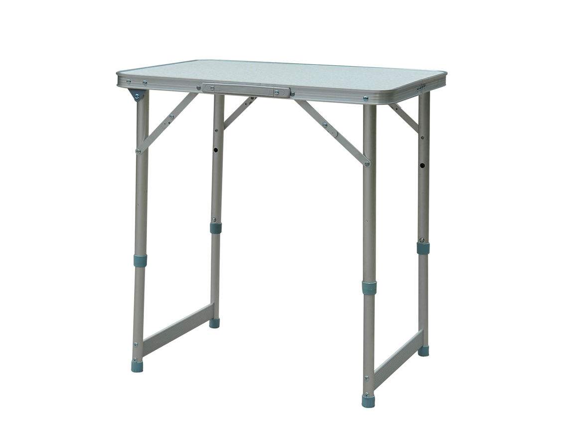 Mesa Plegable De Picnic Como Una Maleta Para Playa Camping 60x45x64cm Aluminio Altura Ajustable