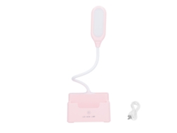 2026-lámpara De Escritorio Led Con Toque, Portátil Plegable, Usb, Regulable, Luz Blanca Y Cálida, Para Estudio Y Dormitorio Rosa