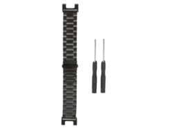 Correa de metal compatible con reloj inteligente Amazfit Trex, correa de acero de repuesto para bicicleta eléctrica Ly (negra)
