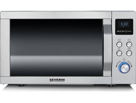 Microondas SEVERIN MW7774 (25 L - Con Grill - Inox)