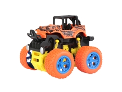 Monster Trucks Para Niños Push And Go Coches Con Motor De Fricción Vehículos Juguetes Coche De Acrobacias Giratorio 360 Naranja CHRUI