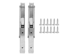 Soporte triangular plegable de acero inoxidable para estantes, 2 unidades