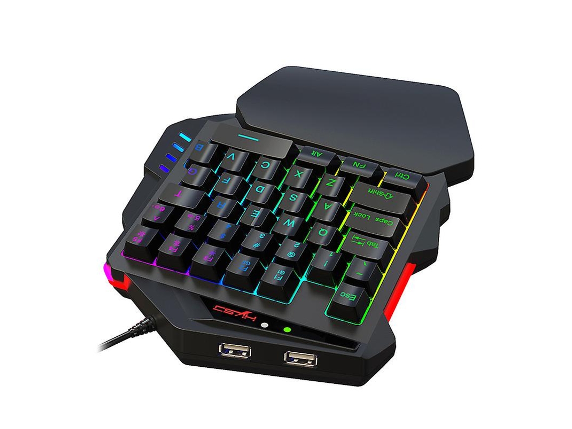 Teclados para juegos RGB de una mano Teclados para juegos de bicicletas eléctricas Ly