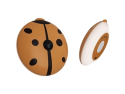 Luz Nocturna Con Detector De Movimiento, Linterna Portátil Para Niños, Regalo De Mariquita Para Niñas.