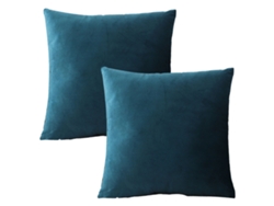 Juego De 2 Fundas De Almohada Lisas Con Cremallera, Decoración Del Hogar