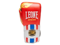 Luvas de Boxe de Couro Artificial Thai Style Vermelho 12 Ozleone1947
