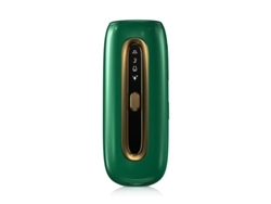 Depiladora de luz pulsada YIZHOOD 1099A Enfriamiento de hielo indoloro e indoloro de mini diodo eléctrico permanente verde