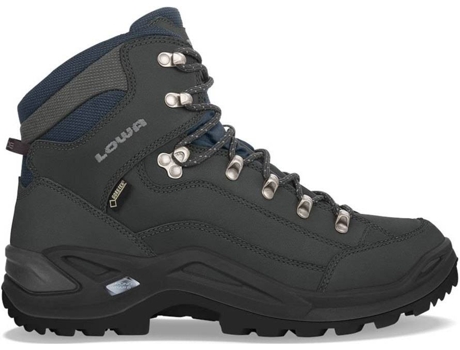 Botas para Hombre LOWA Renegade Goretex Mid Negro para Montaña (EU 46 1 / 2)